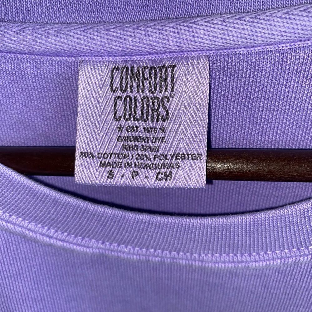 Comfort Colors Purple Rowing Crewneck Sweatshirt - Picture 5 of 9